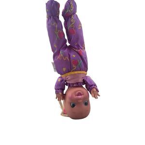 VTG Baby Headstand Surprise Doll - Blonde Hair, Blue Eyes 1998 Headstand